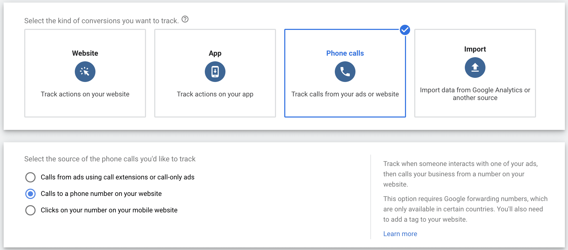 add a phone number to your website through Google ds